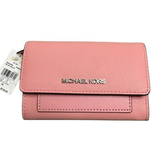 Michael Kors Jet Set Medium - 2-in-1 Wallet Primrose (Peach) - Picture 10 of 10